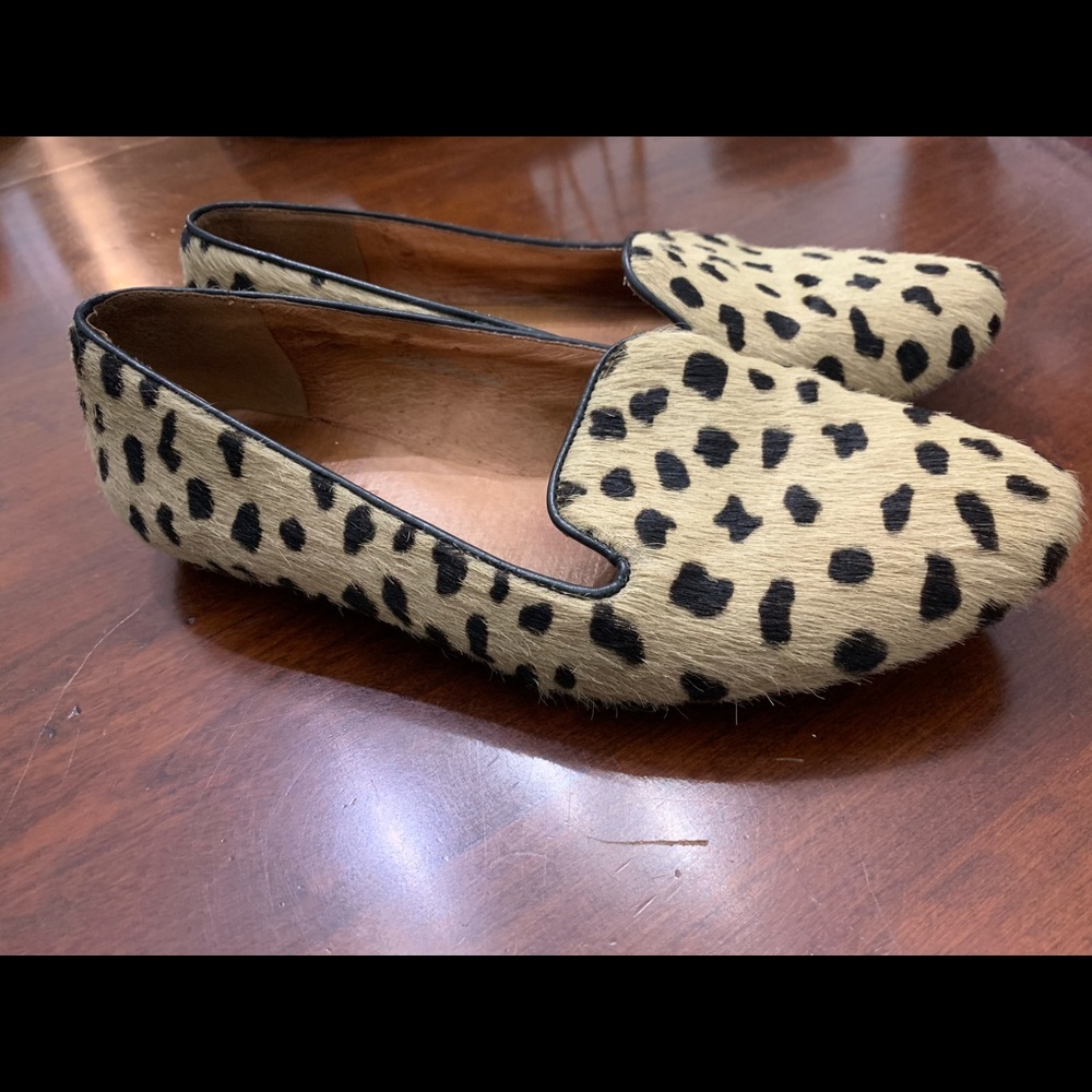 Madewell calf hair flats